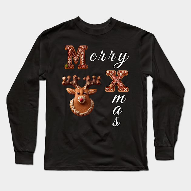 Merry Xmas - Merry Christmas 1 Long Sleeve T-Shirt by PD-Store